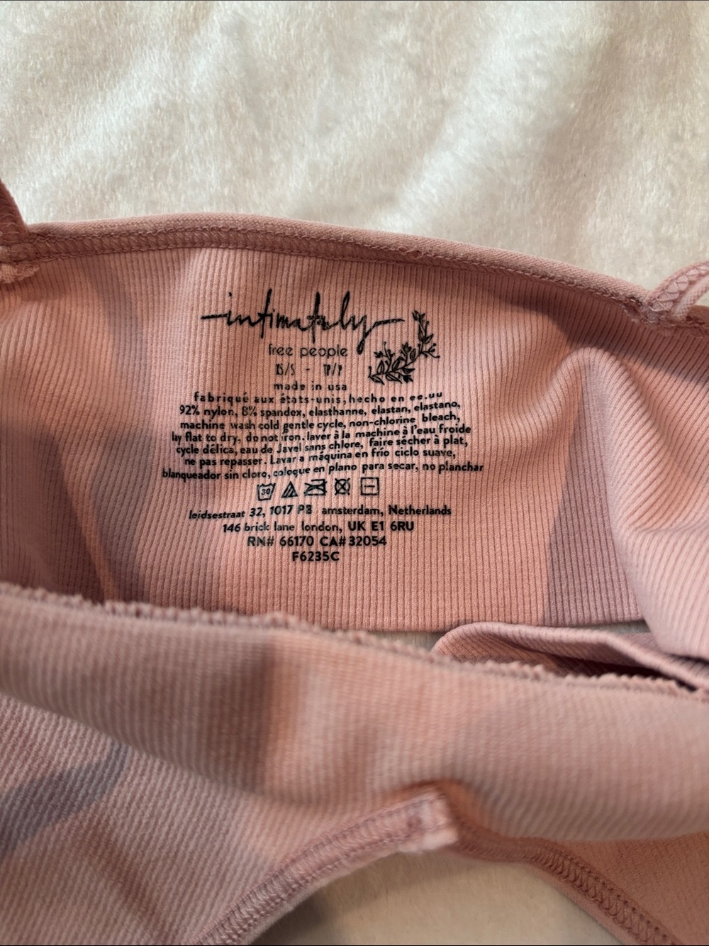 NWOT Intimately Free People Ali Seamless Low-Back Bralette - Picture 5 of 5